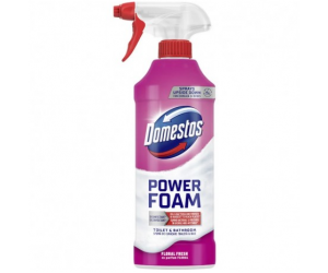 Solutie curatare pentru baie, Domestos, Power Foam Floral, 435 ml Solutie curatare pentru baie, Domestos, Power Foam Floral, 435 ml