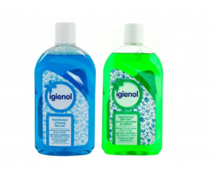 Set curatenie Dezinfectant universal Igienol Pine Fresh, 1000 ml+ Dezinfectant fara clor Igienol Blue Fresh 1000 ml Set curatenie Dezinfectant universal Igienol Pine Fresh, 1000 ml+ Dezinfectant fara clor Igienol Blue Fresh 1000 ml