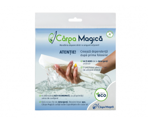 Carpa Magica, laveta microfibra Eco 40x40 cm