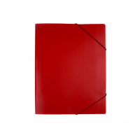 MAPA PLASTIC CU ELASTIC PE COLTURI STANDARD ROSU