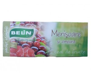 PACHET CEAI BELIN MERISOARE SI ZMEURA 100PLICULETE /CUTIE