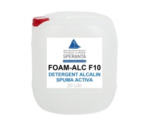 Detergent profesional industrial alcalin igienizant Clor Activ FOAM-ALC F10 20 LITRI Detergent profesional industrial alcalin igienizant Clor Activ FOAM-ALC F10 20 LITRI