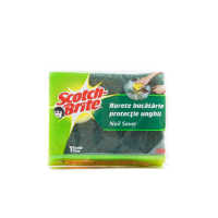 Burete Scotch-Brite, cu protectie pentru unghii