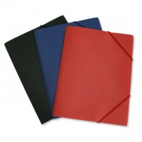 MAPA PLASTIC CU ELASTIC PE COLTURI STANDARD NEGRU