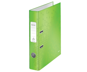 Biblioraft Leitz 180° WOW, carton laminat, A4, 52 mm, verde  Biblioraft Leitz 180° WOW, carton laminat, A4, 52 mm, verde