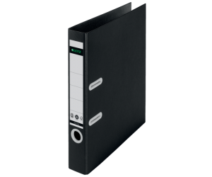 Biblioraft Leitz 180° Recycle, plastic reciclat, A4, 80 mm, negru Biblioraft Leitz 180° Recycle, plastic reciclat, A4, 80 mm, negru