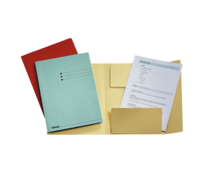 Dosar tip plic Esselte, carton, A4, rosu