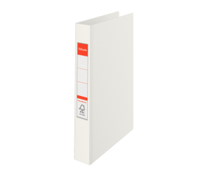 Caiet mecanic Esselte VIVIDA, PP/PP, A4, mecanism 2RR, inel 25 mm, alb