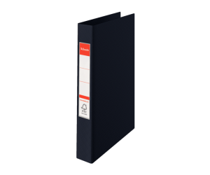 Caiet mecanic Esselte VIVIDA, PP/PP, A4, mecanism 2RR, inel 25 mm, negru