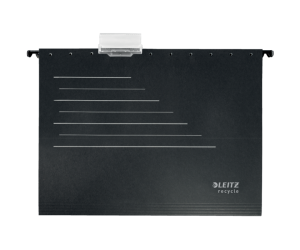 Dosar suspendabil Leitz Recycle, carton reciclat, A4, negru