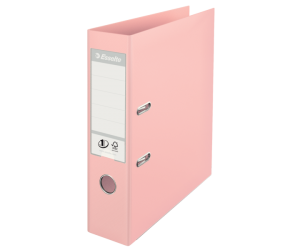 Biblioraft Esselte No.1 Power, PP/PP, A4, 75 mm, culoarea piersicii