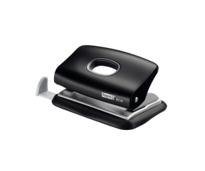 Perforator plastic Rapid FC10, 10 coli, cutie, negru