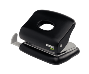 Perforator plastic Rapid ECO, material reciclat, 20 coli, cutie, negru