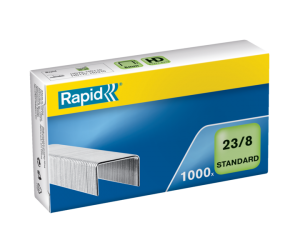 Capse Rapid Standard, 23/8, 10-40 coli, 1000 buc/cutie