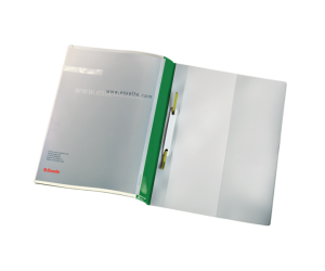 Dosar cu sina Esselte Panorama, PVC, A4, 250 coli, 25 buc/set, verde