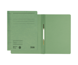 Dosar cu sina Leitz, carton, A4, 250 coli, verde