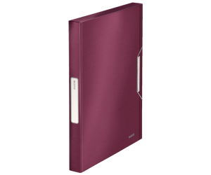 Mapa Jumbo Leitz Style, PP, A4, 250 coli, grena
