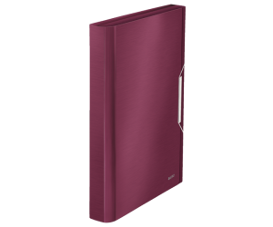Mapa tip proiect Leitz Style, PP, A4, 250 coli, grena