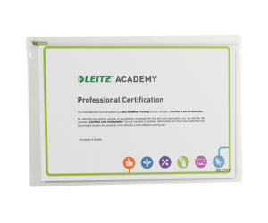 Buzunar cu fermoar Leitz Complete Smart Traveller, PVC, L, 325x227 mm, 2 buc/set, transparent