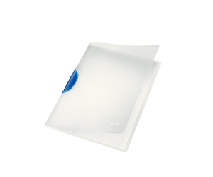 Dosar cu clip Leitz Magic ColorClip, PP, A4, 30 coli, albastru
