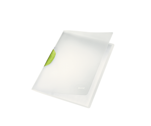 Dosar cu clip Leitz Magic ColorClip, PP, A4, 30 coli, verde