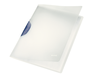 Dosar cu clip Leitz Magic ColorClip, PP, A4, 30 coli, gri