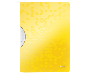 Dosar cu clip Leitz WOW ColorClip, PP, A4, 30 coli, galben