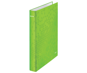 Caiet mecanic Leitz WOW, carton laminat, A4, mecanism 2DR, inel 25 mm, verde Caiet mecanic Leitz WOW, carton laminat, A4, mecanism 2DR, inel 25 mm, verde