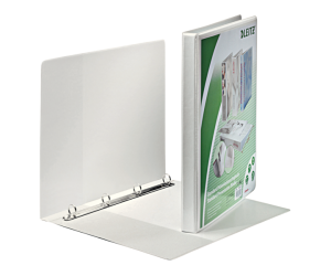 Caiet mecanic Leitz Panorama, PP/PP, A4 MAXI, mecanism 4RR, inel 16 mm, alb