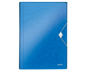 Mapa tip proiect Leitz WOW, PP, A4, 250 coli, albastru 