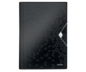 Mapa tip proiect Leitz WOW, PP, A4, 250 coli, negru