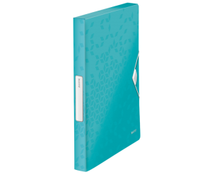 Mapa Jumbo Leitz WOW, PP, A4, 250 coli, turcoaz 