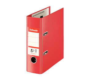 Biblioraft Esselte No.1 Power VIVIDA, PP/PP, A5, 75 mm, rosu