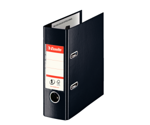 Biblioraft Esselte No.1 Power VIVIDA, PP/PP, A5, 75 mm, negru