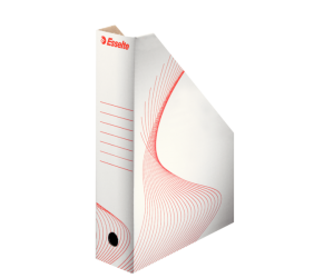 Suport vertical Esselte Standard, pentru documente, carton, A4, alb