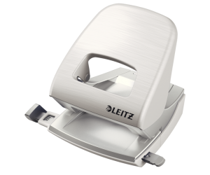 Perforator metalic Leitz Style 5006 NeXXt Series, 30 coli, alb arctic