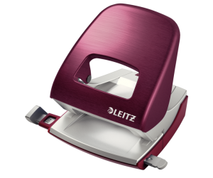 Perforator metalic Leitz Style 5006 NeXXt Series, 30 coli, grena