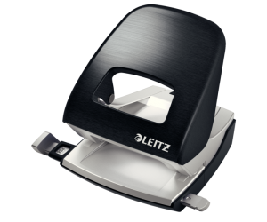 Perforator metalic Leitz Style 5006 NeXXt Series, 30 coli, negru-satin