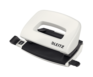 Perforator metalic Leitz WOW 5060 MINI NeXXt Series, 10 coli, alb