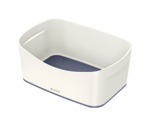 Cutie depozitare Leitz MyBox, culori duale, alb-gri