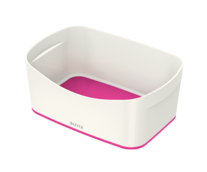 Cutie depozitare Leitz MyBox, culori duale, alb-roz