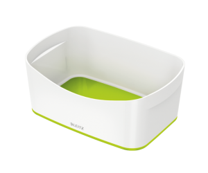 Cutie depozitare Leitz MyBox, culori duale, alb-verde