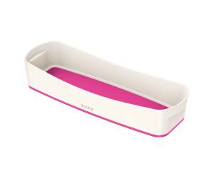 Cutie depozitare Leitz MyBox Organiser, lunga, culori duale, alb-roz
