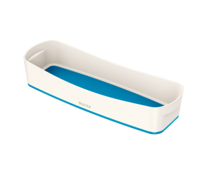 Cutie depozitare Leitz MyBox Organiser, lunga, culori duale, alb-albastru