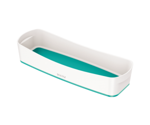 Cutie depozitare Leitz MyBox Organiser, lunga, culori duale, alb-turcoaz