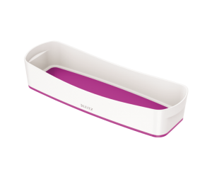 Cutie depozitare Leitz MyBox Organiser, lunga, culori duale, alb-mov