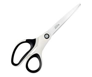 Foarfece pentru birou Leitz WOW Titanium, 205 mm, alb  Foarfece pentru birou Leitz WOW Titanium, 205 mm, alb