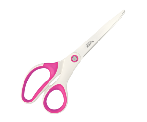 Foarfece pentru birou Leitz WOW Titanium, 205 mm, roz  Foarfece pentru birou Leitz WOW Titanium, 205 mm, roz