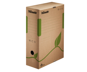 Cutie depozitare si arhivare Esselte Eco, carton, 100 mm, natur