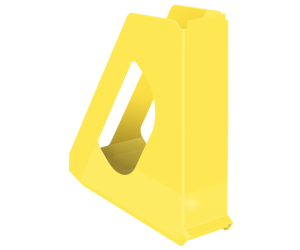 Suport vertical Esselte Europost VIVIDA, pentru documente, PS, A4, galben